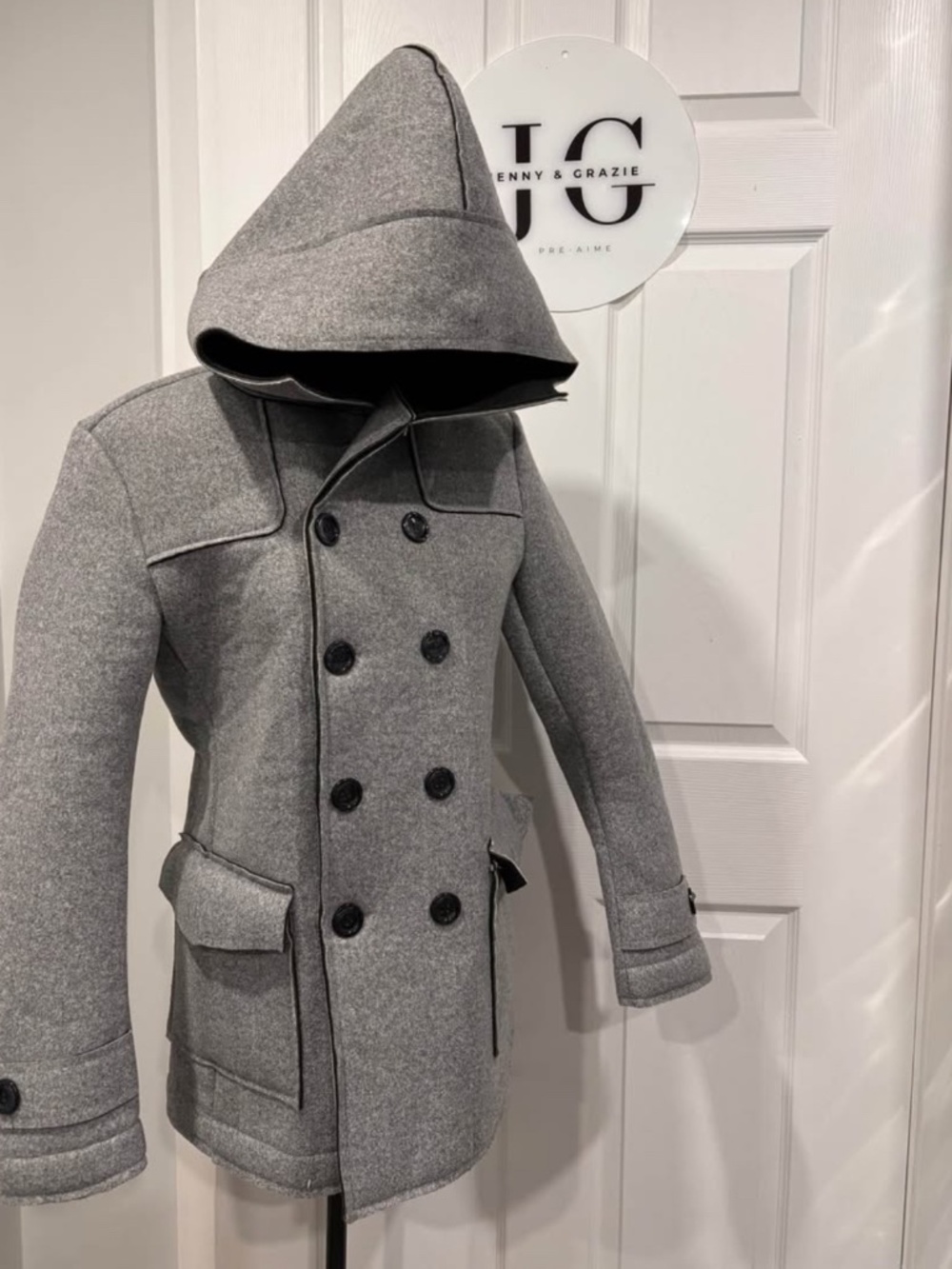 Fall hooded coat - Picture 4 of 4